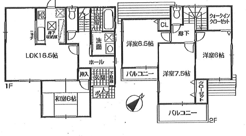Floor plan. (No. 2 locations), Price 18,800,000 yen, 4LDK, Land area 140.68 sq m , Building area 98.82 sq m