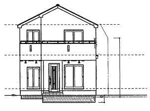 Rendering (appearance). Local elevational view