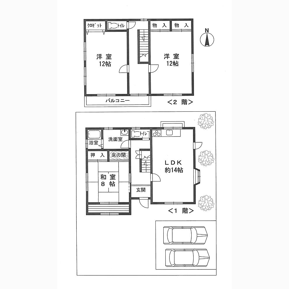 Floor plan. 23.8 million yen, 3LDK, Land area 230.68 sq m , Building area 121.58 sq m