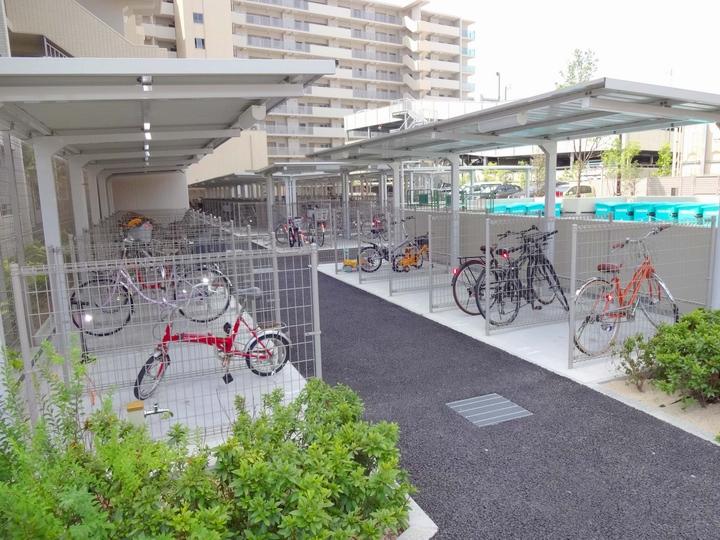 Other common areas. Common areas I am happy with a roof, such as bicycle parking space