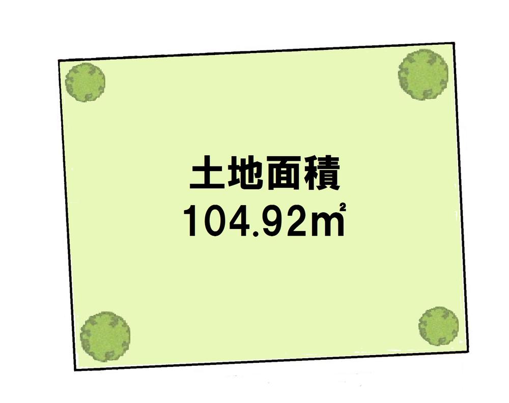 Compartment figure. Land price 30 million yen, Land area 104.92 sq m