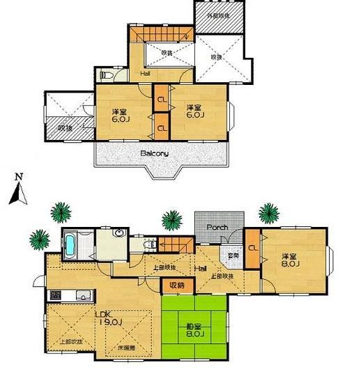 Floor plan. 27 million yen, 4LDK, Land area 297.91 sq m , It is a building area of 118.82 sq m Zenshitsuminami oriented design.