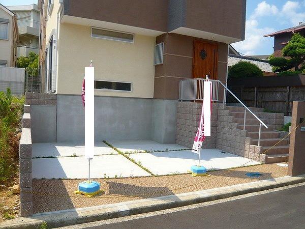 Local photos, including front road. Two available parking spaces in parallel.