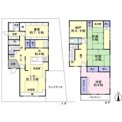 Floor plan. Nishinomiya, Hyogo Prefecture KinoeYoen MeJin'yama cho