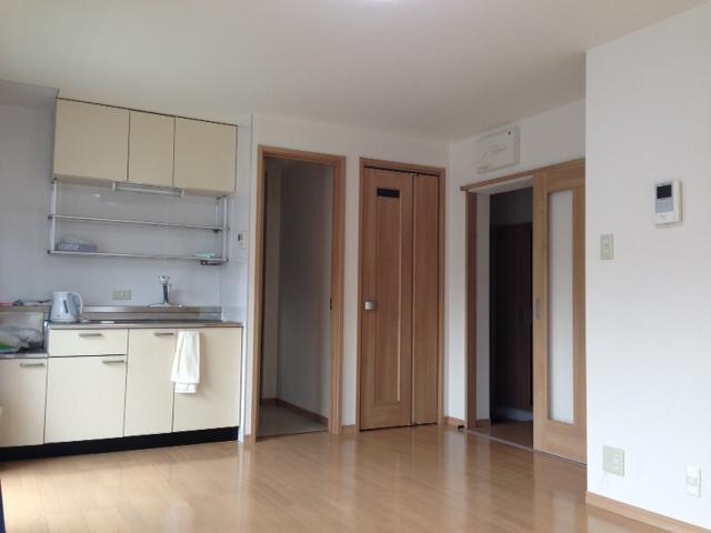 Kitchen. Facing south of bright LDK