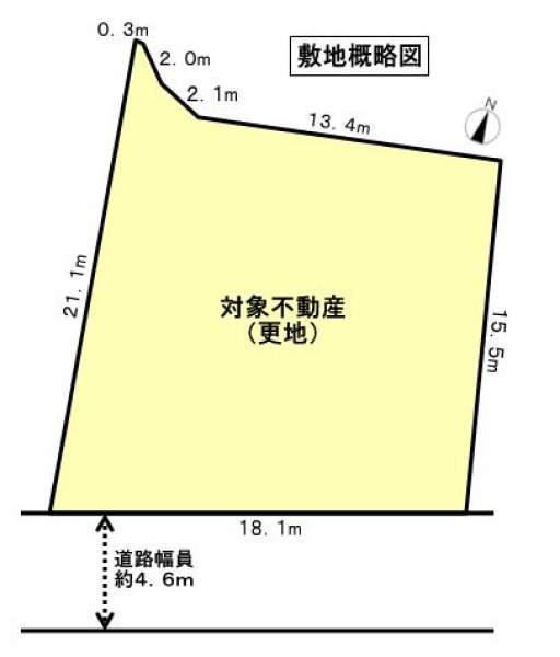 Compartment figure. Land price 94,542,000 yen, Land area 297.66 sq m