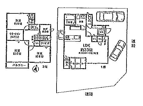 Floor plan. 78,800,000 yen, 3LDK + S (storeroom), Land area 152.21 sq m , Building area 113.7 sq m floor plan