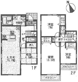 Floor plan. 33,800,000 yen, 4LDK, Land area 116.22 sq m , Building area 99.62 sq m