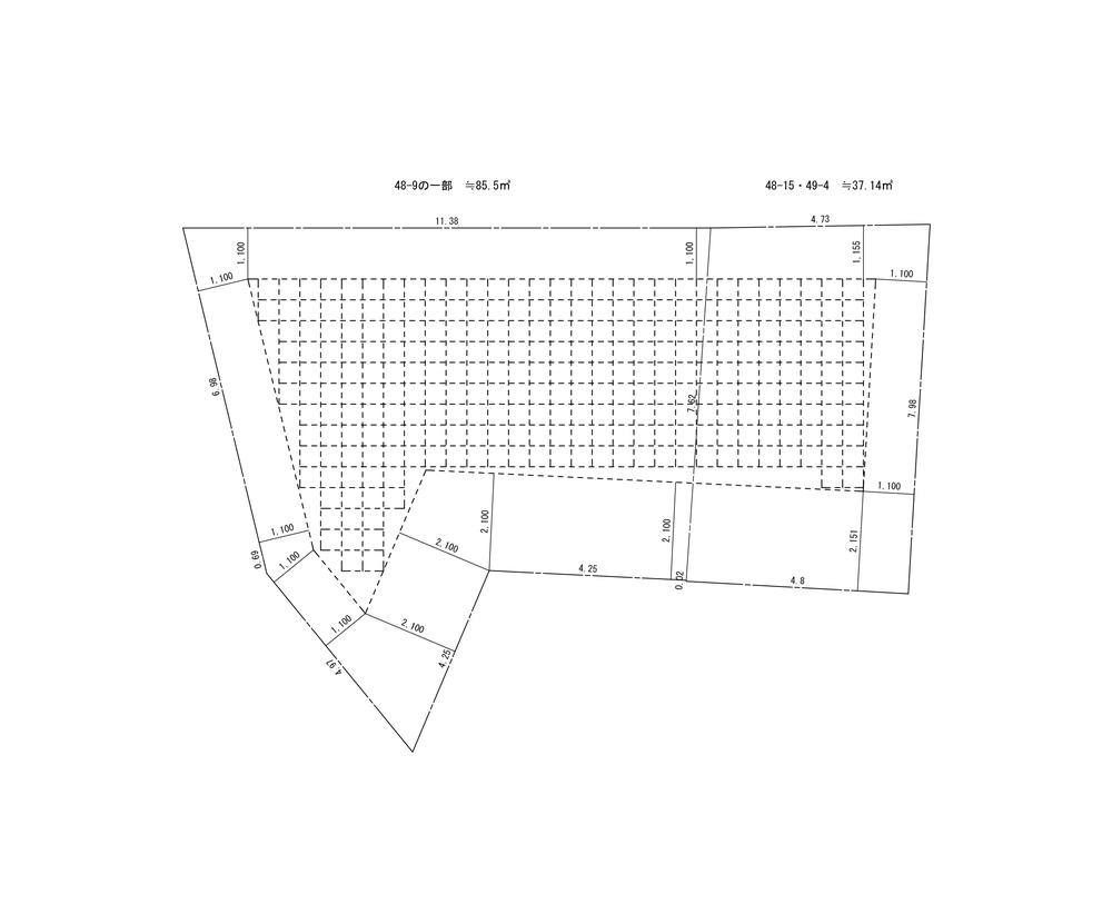 Compartment figure. Land price 26,800,000 yen, Land area 132.41 sq m layout