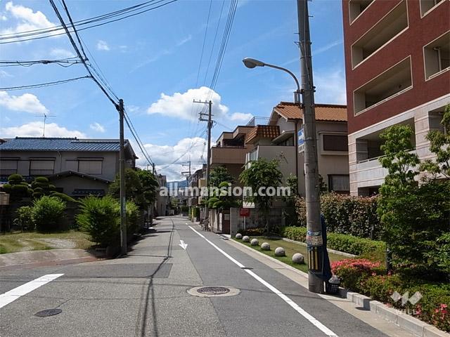 Other local. Front road of the site south. It spreads a leafy residential area.
