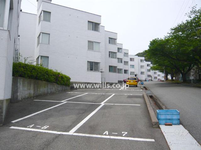 Parking lot. Common areas