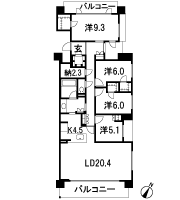Floor: 4LDK + SIC + 3WIC + storeroom, occupied area: 121.74 sq m, Price: 85.6 million yen
