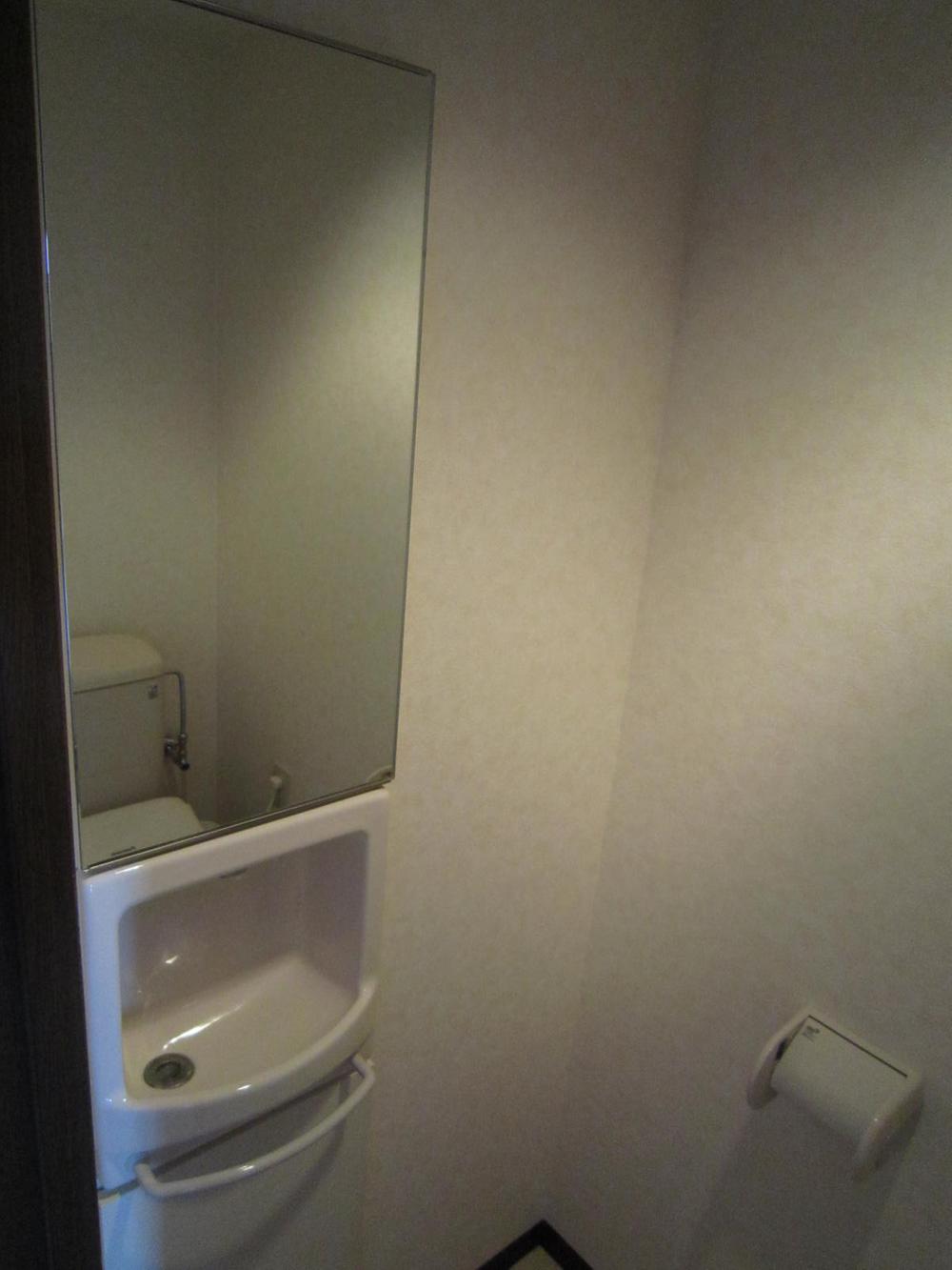 Toilet. Convenient restroom with toilet
