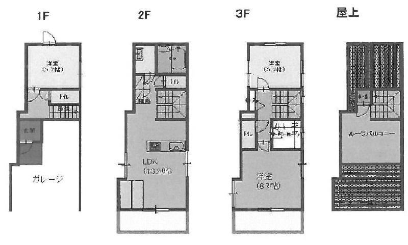 Floor plan. 32,800,000 yen, 3LDK, Land area 65.09 sq m , Building area 86.33 sq m