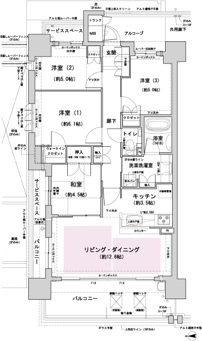 Floor: 4LDK, occupied area: 81.68 sq m, Price: 39,580,000 yen