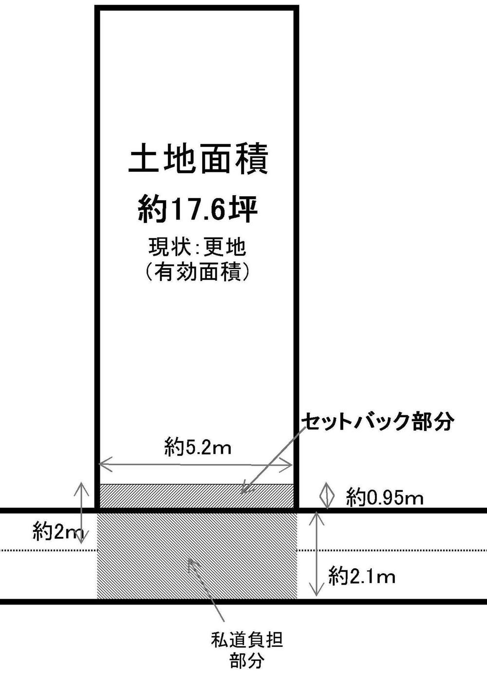 Compartment figure. Land price 11.5 million yen, Land area 74.29 sq m
