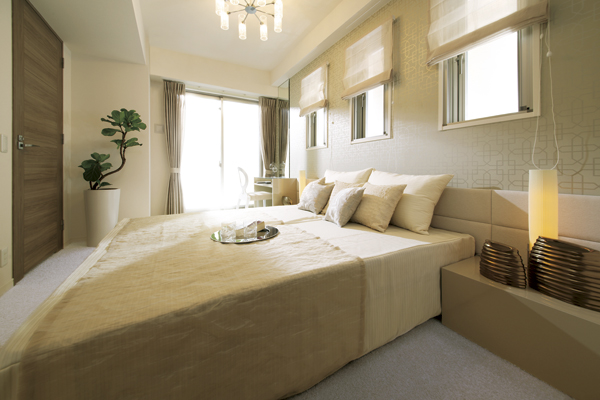 Interior.  [Master bedroom] As a private place through which time slowly, Master bedroom full of peace are available ( ※ )