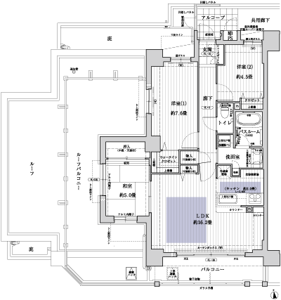 Floor: 3LDK, occupied area: 75.66 sq m, Price: 41,044,000 yen