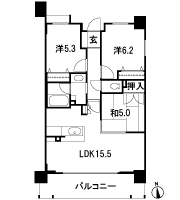 Floor: 3LDK, occupied area: 67.64 sq m, Price: 36,458,000 yen