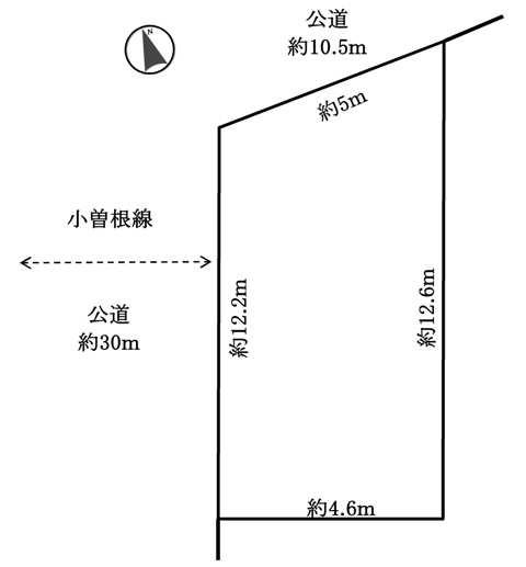 Compartment figure. Land price 29,800,000 yen, Land area 58.54 sq m