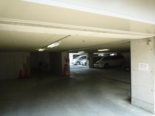 Parking lot. Common areas