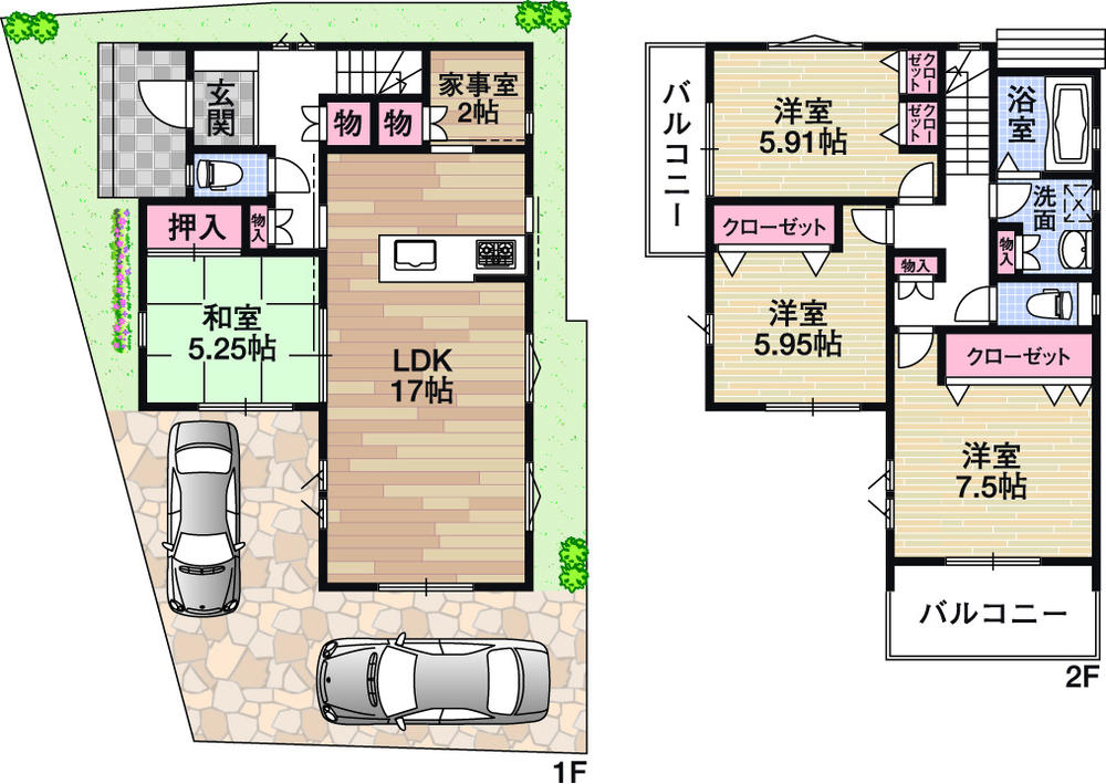 Other building plan example. Building plan example (No. 1 place) building area of ​​approximately 103.27 sq m