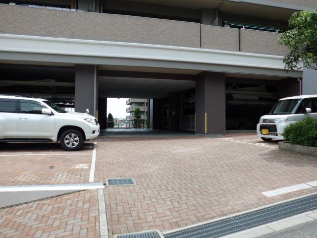Parking lot. Common areas