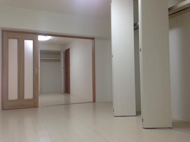 Non-living room. There is a large closet