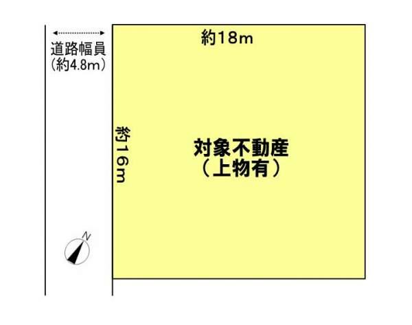 Compartment figure. Land price 39,800,000 yen, Land area 308.01 sq m