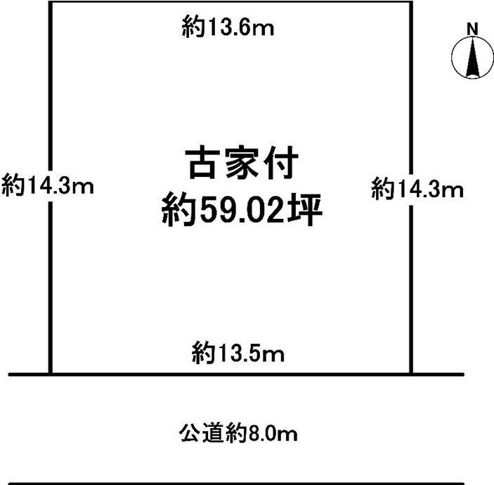 Compartment figure. Land price 11 million yen, Land area 195.12 sq m