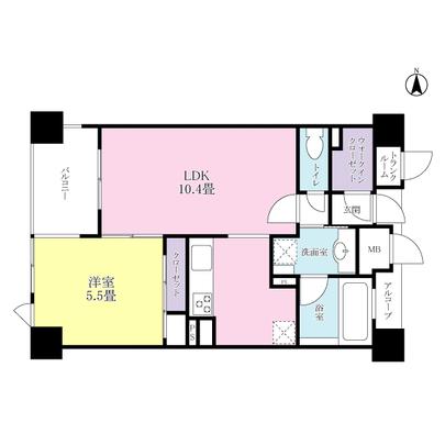 Floor plan. Is a floor plan of 1LDK