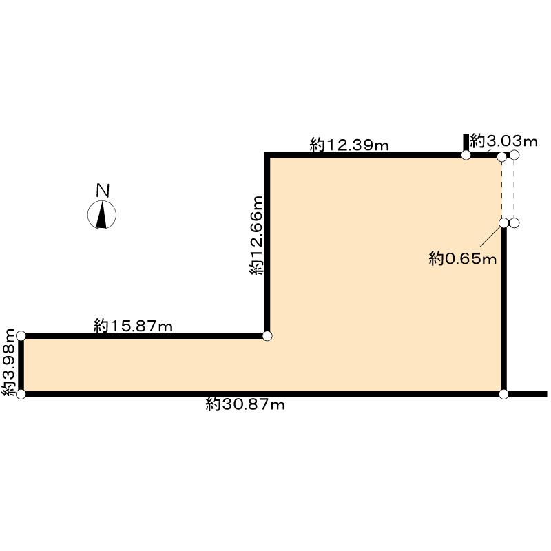 Compartment figure. Land price 47 million yen, Land area 316.48 sq m floor plan