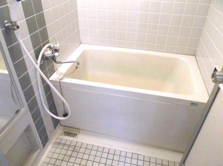 Bathroom. Water around is polite to use
