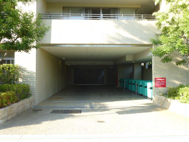 Parking lot. Common areas