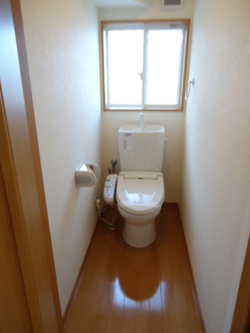 Toilet. There is also a toilet on the second floor