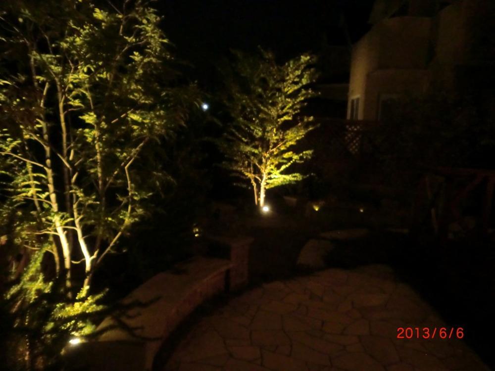 Garden. light up