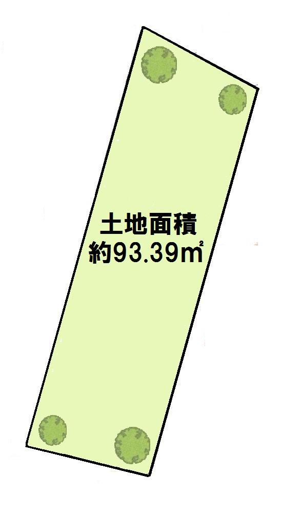 Compartment figure. Land price 24 million yen, Land area 93.39 sq m
