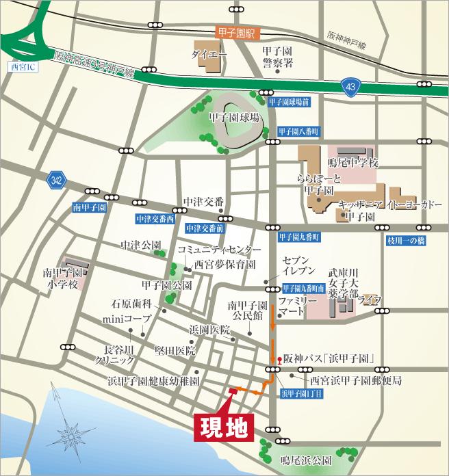 Local guide map