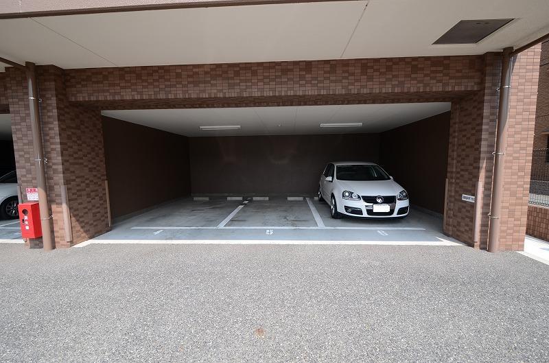 Parking lot. Common areas