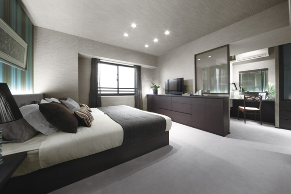 Interior.  [Master bedroom] Master bedroom with a restless, It is a high-quality space to relax comfortably ( ※ )