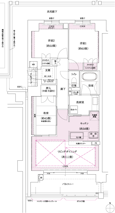 Floor: 3LDK, occupied area: 70.22 sq m, Price: 39,611,000 yen