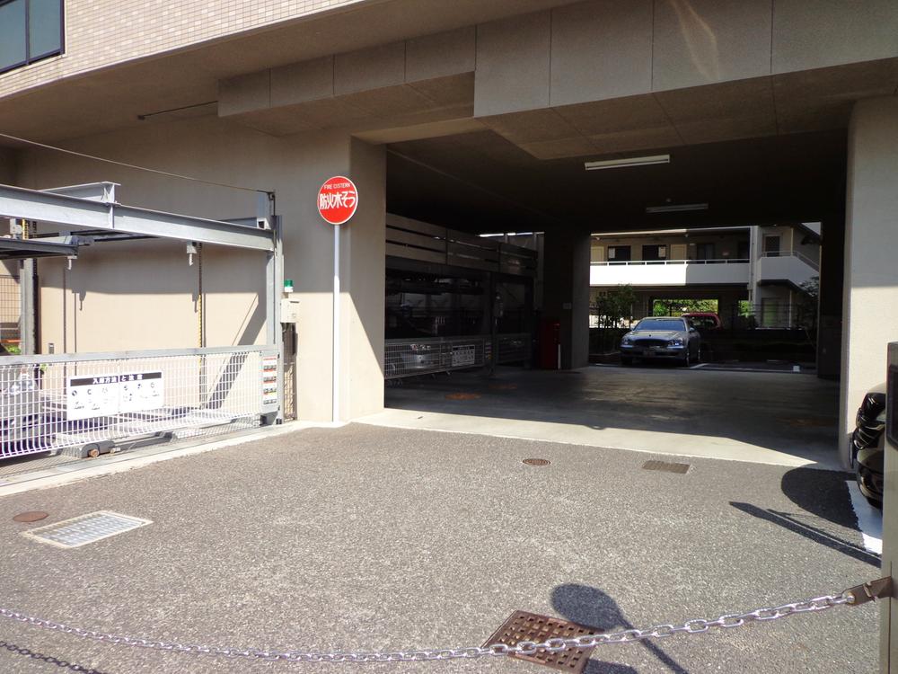 Parking lot. Common areas