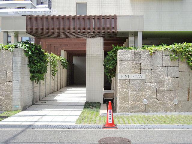 Entrance. It is fashionable entrance