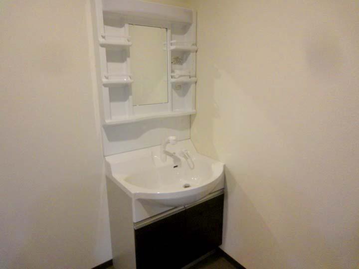Wash basin, toilet. Indoor (March 2013) Shooting 
