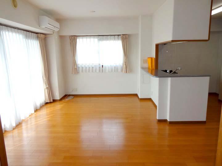 Living. Sunlight will plug all the way to the south-facing LDK