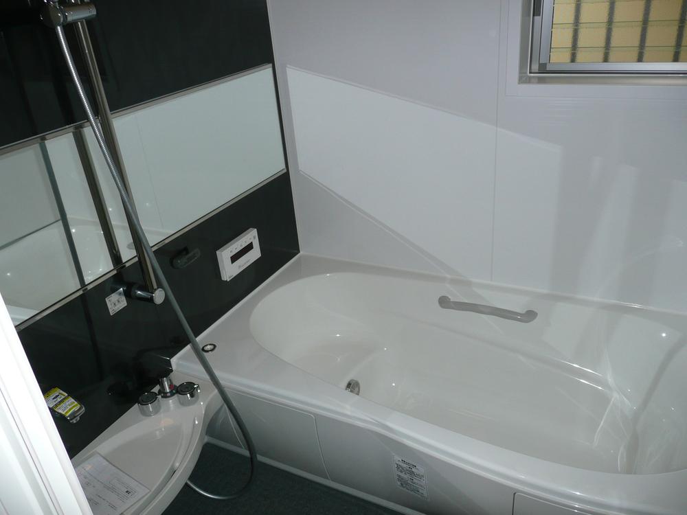 Bathroom. Indoor (11 May 2013) Shooting Accent panel (with a mirror) bathroom With mist sauna