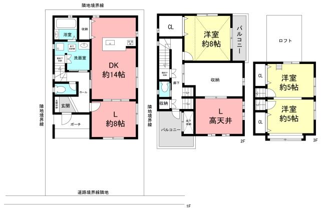 Floor plan. 52,800,000 yen, 4LDK, Land area 105.08 sq m , Building area 115.74 sq m Floor