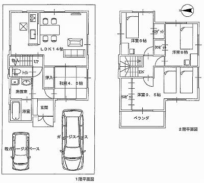 Floor plan. 52,800,000 yen, 4LDK, Land area 105.08 sq m , Building area 96.39 sq m site about 31 square meters. It is shaping land. 