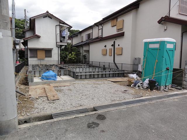 Local appearance photo. It is a photograph of the basic construction stage. 