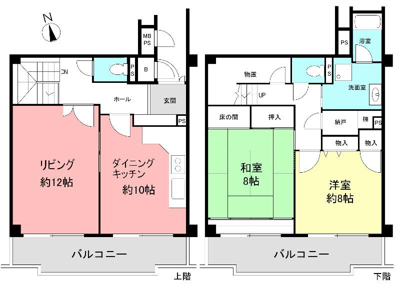 Floor plan. 3LDK+S, Price 23.8 million yen, Footprint 106.11 sq m , Balcony area 20.16 sq m